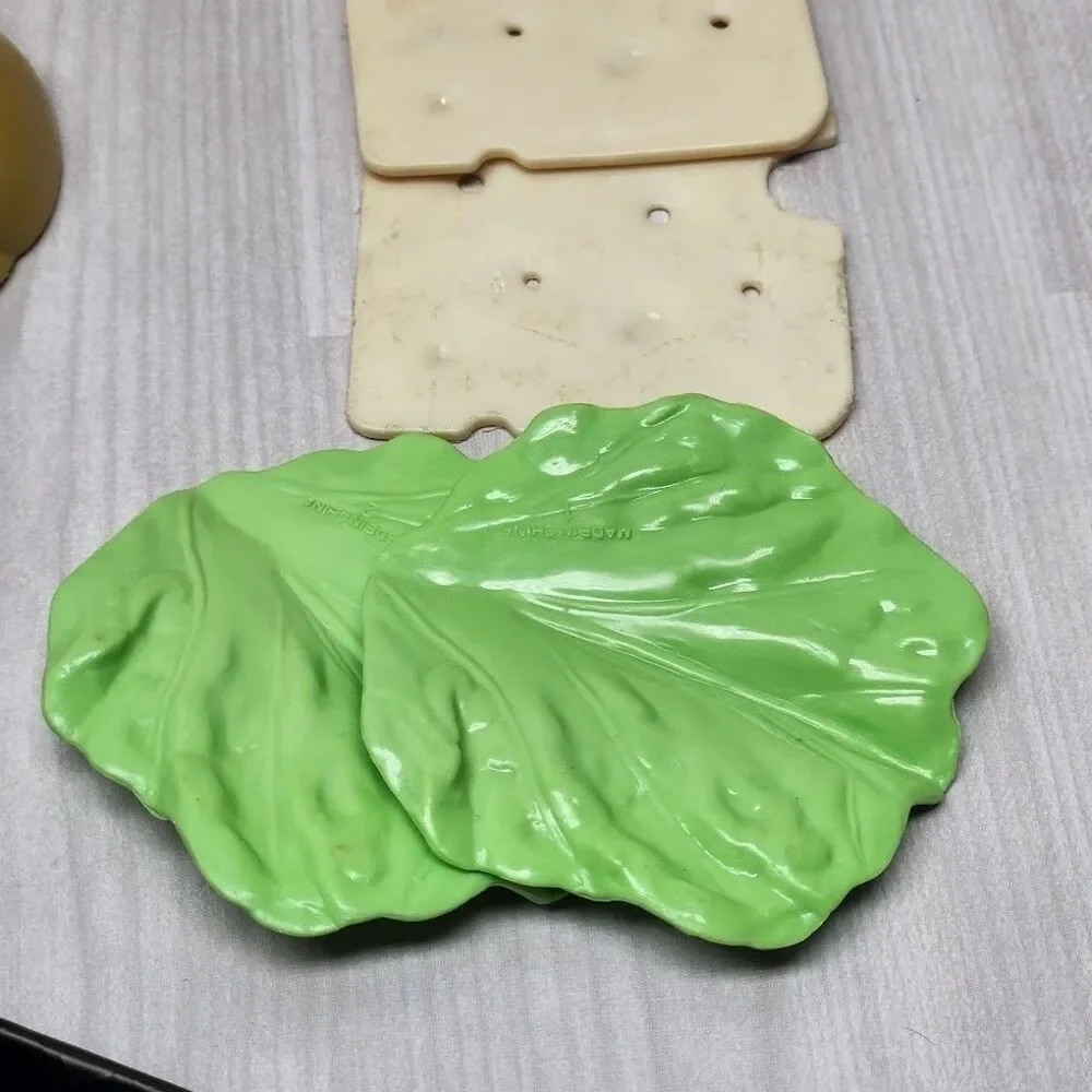 Subway Toy Food Childs Zip Backpack 24 Pieces Plastic Pretend Play Sandwich Bag